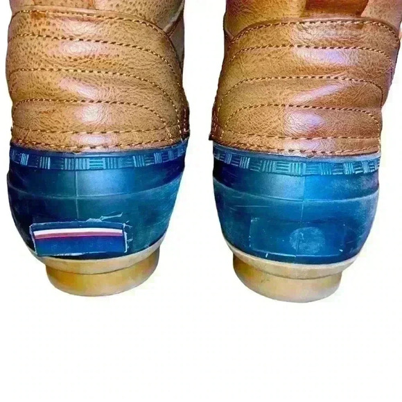 Tommy Hilfiger Womens Lined Duck Boots Size 9 Brown Leopard Print Active outdoor - Picture 8 of 8